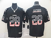 Nike Raiders 28 Josh Jacobs Black USA Flash Fashion Limited Jersey,baseball caps,new era cap wholesale,wholesale hats